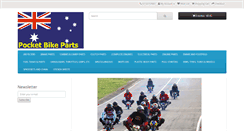 Desktop Screenshot of pocketbikeparts.com.au